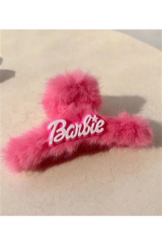 Barbie Peluş Mandal Toka Fuşya Renk