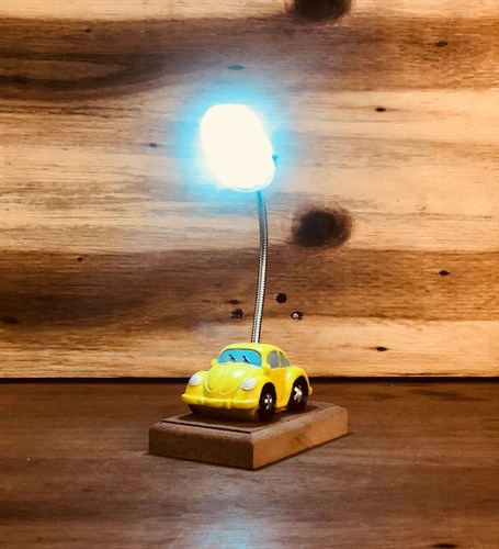Mini Sarı Vosvos Masa Lambası